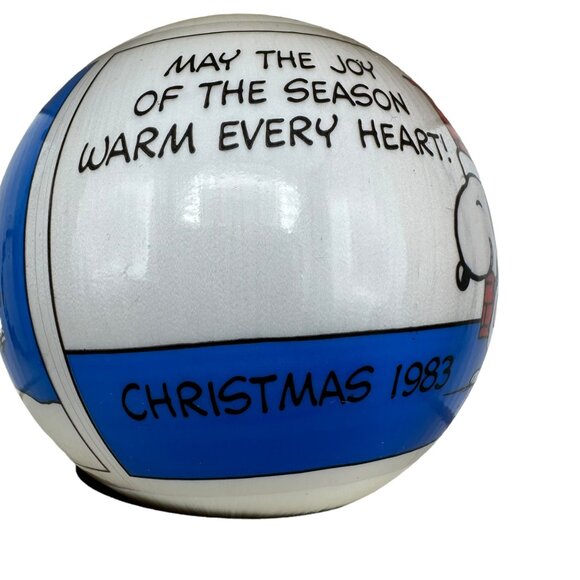 Vintage Hallmark 1983 Peanuts Christmas Ornament Snoopy Woodstock Satin - Picture 4 of 10